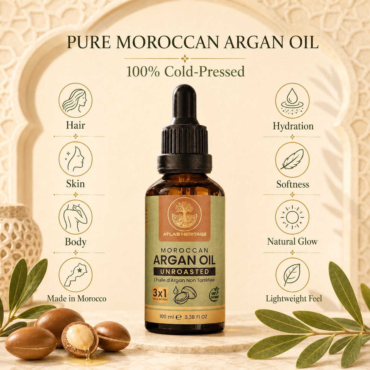 Moroccan Premium Argan Oil
