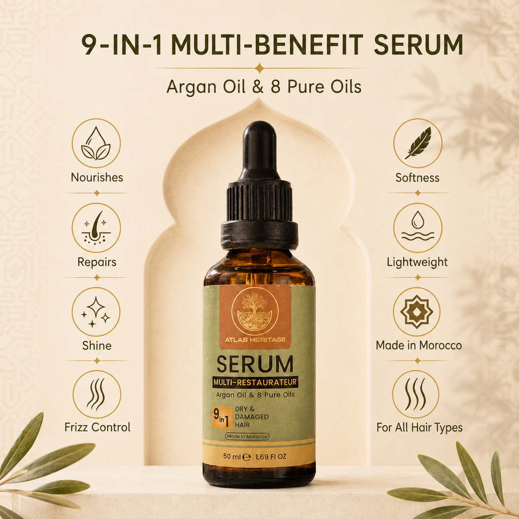 Atlas Heritage Essentials restorative argan hair care ritual