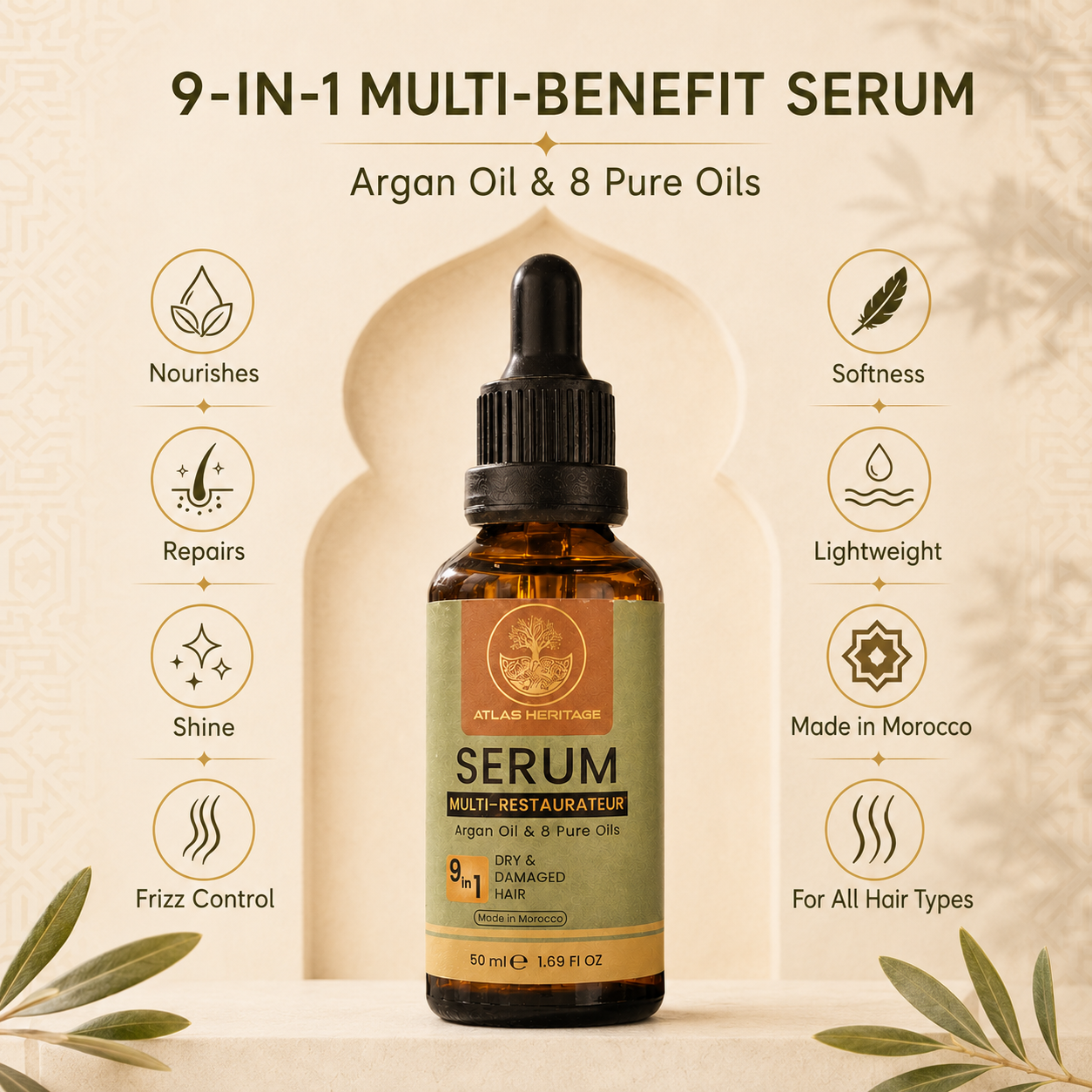 Multi-Restorative Argan Hair Serum